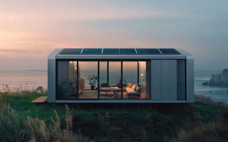 Modern Minimalist Tiny Home on Water